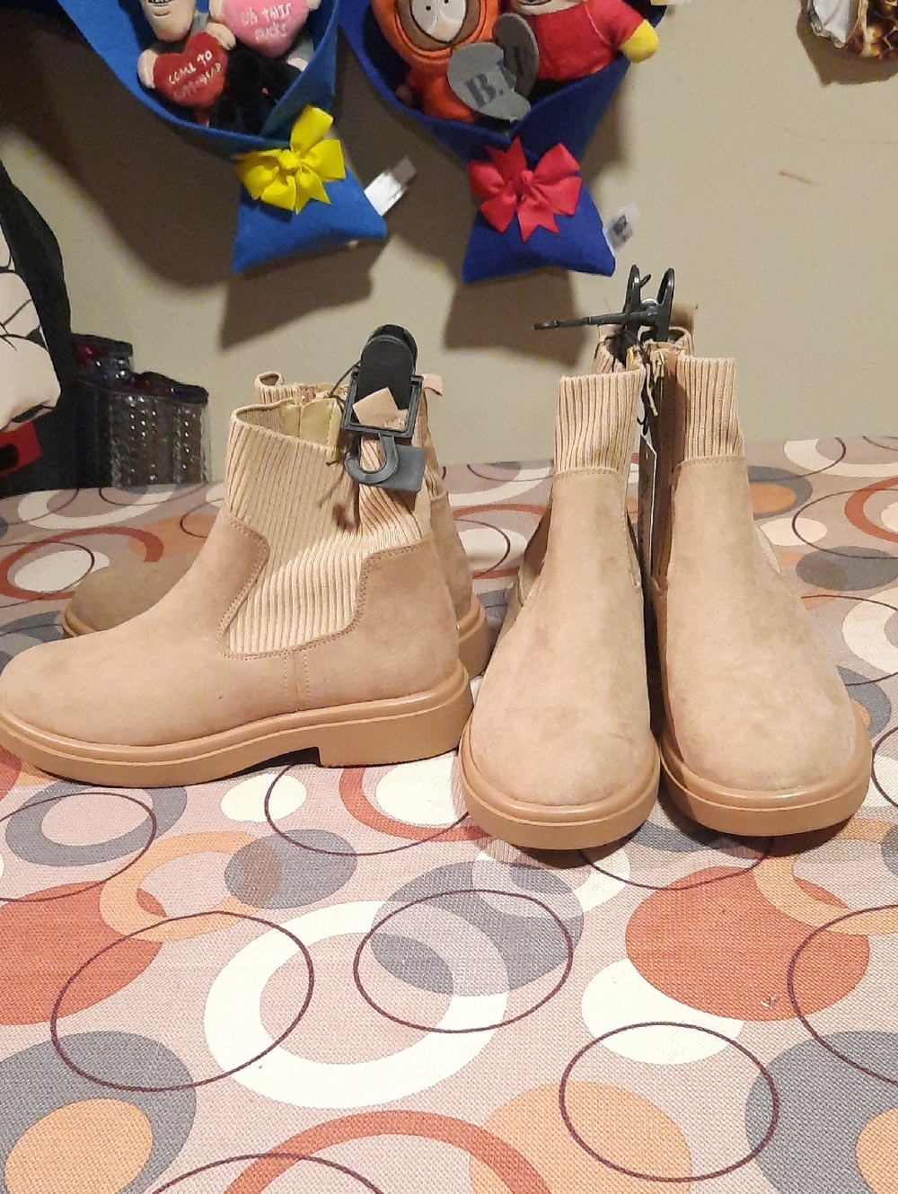 No Boundaries Tan Chelsea Ankle Boots